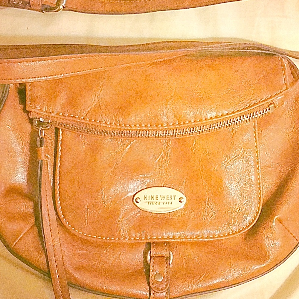 Nine West genuine leather Crossbody